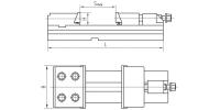 Тиски станочные прецизионные GT175C 175x400