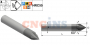 PMK40.z4.08.XX.63.SF60 TiAlN Фреза для снятия фасок твердосплавная по металлу