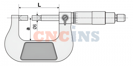 262-301 Микрометр лезвийный 0-25 мм