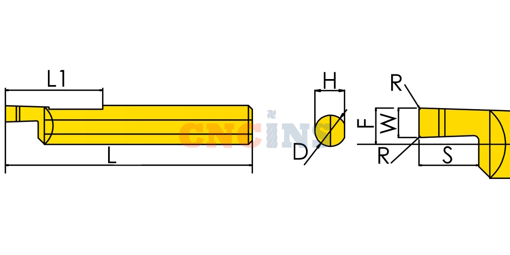  Торцевая канавка (левая) 