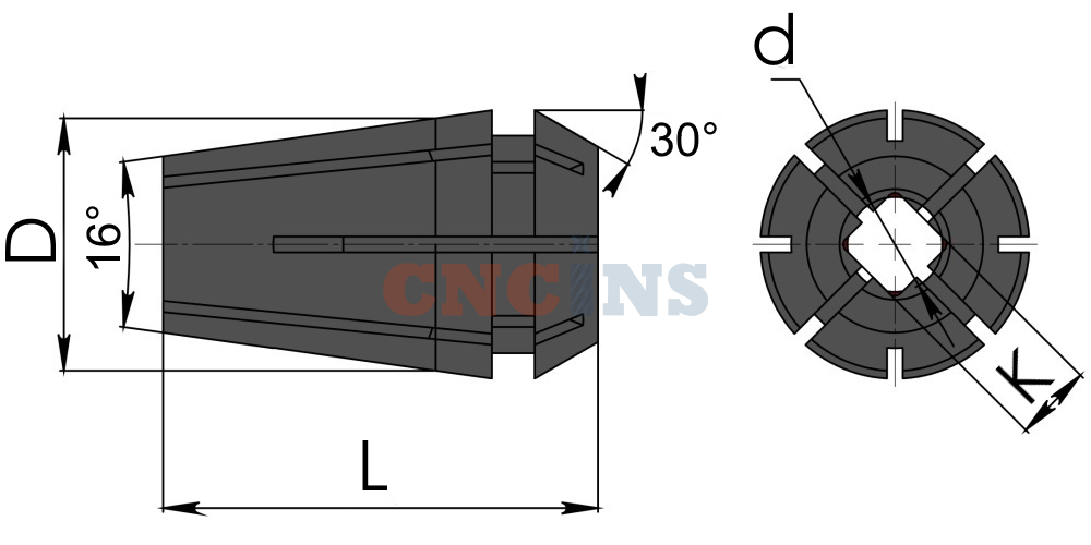  ER G цанги для метчиков 